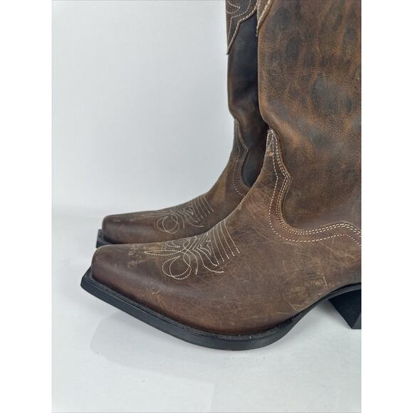 NWT J.B. Dillon Women’s Boots Size 10B Brown Cowboy Genuine Leather JBW5001 - Picture 6 of 9